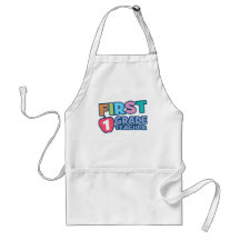 First Grade Teacher Apron