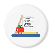 First Grade Teacher (Notebook) Fridge Magnet