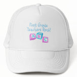 First Grade Teachers Rock hats