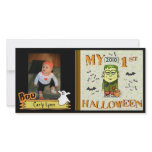 First Halloween Custom Photo Card photo cards