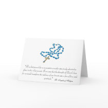 First Holy Communion Card-St. Angela of Foligno