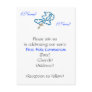 First Holy Communion Invitation-Blue Rosary