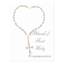 First Holy Communion Invitation Post Cards