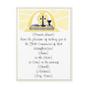 First Holy Communion Invitation postcards