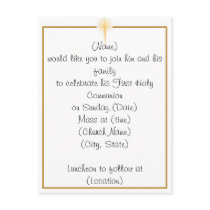 First Holy Communion Invitation