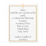 First Holy Communion Invitation postcards