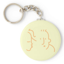 First Kiss? keychains