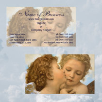 First Kiss, L'Amour et Psyché, Enfants, Bouguereau Business Card