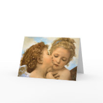 First Kiss, L'Amour et Psyché, Enfants, Bouguereau Cards