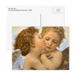 First Kiss, L'Amour et Psyché, Enfants, Bouguereau postcards