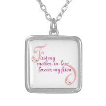 First My Mother-in-law© Forever My Friend Personalized Necklace
