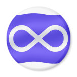 First Nations Fridge Magnet Metis Flag Magnets