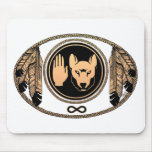 First Nations Mousepad Wolf Native Art Gifts Metis