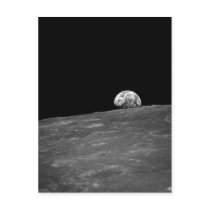 First Photograph of a Earthrise taken by Apollo 8 Postcards