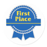 First Place Sticker