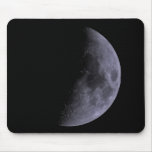 First Quarter Moon Mousepad