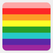 First Rainbow Gay Pride Flag Sticker