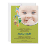 First Rice Ceremony Baby Mobile Invitation