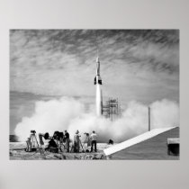 First Rocket Launch, Cape Canaveral, "Bumper 2"