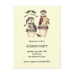 First Snowel · Merry Christmas Postcards