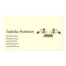 First Snowel · Peace on Earth Business Card Templates