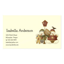 First Snowel · The First Snowel Business Card Templates