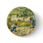 First Steps by Vincent van Gogh 1890 buttons
