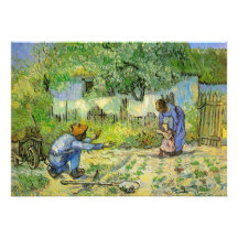 First Steps by Vincent van Gogh Personalized Announcement