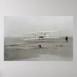 First successful flight of the Wright Flyer Poster