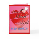 First Things First Valentines  Card