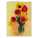 First Tulips of Spring Greeting Card