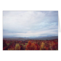 "First view, Bridgewater Mountain B&B" Card