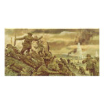 First Wave at Omaha by Ken Riley World War II photo cards