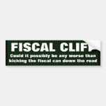 Fiscal cliff can't be any worse ... bumper sticker