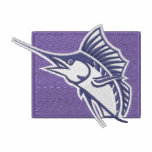 FISH 2 EMBROIDERED HOODED SWEATSHIRT