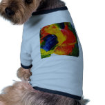 fish abstract doggie shirt