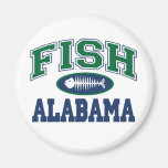 Fish Alabama Magnets