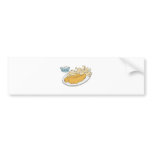fish and chips bumper sticker