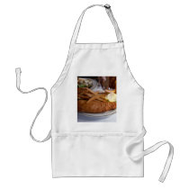 Fish And Chips With A Pint Of Cider aprons