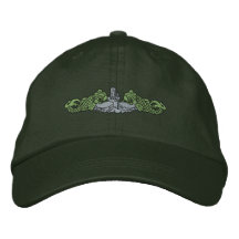Fish and Ship Embroidered Baseball Caps