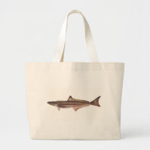 Fish - Black Kingfish - Rachycentron pondicerianum Canvas Bags