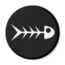 Fish bones magnets