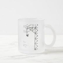 Fish Bones On Power Line Tower Coffee Mug