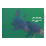 Fish comedian cards