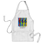 Fish Door Knocker, Red and Blue aprons