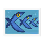 Fish eat fish postcard