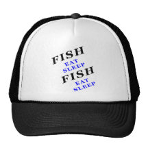 FISH EAT SLEEP HAT