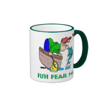 Fish Fear Me Funny Fishing Mug