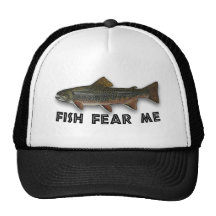 Fish Fear Me Funny Fishing Sports Trucker Hat