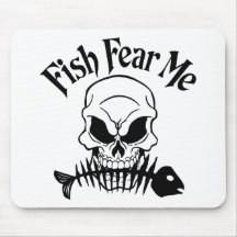 Fish Fear Me Mousepad